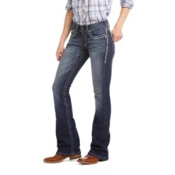 Ariat Women's R.E.A.L. Entwined Marine Jean -Columbia Clothing Shop 10017510 front