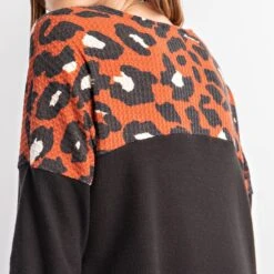 Animal Print Knit Long Sleeve -Columbia Clothing Shop 1e8ffb7b 0f59 48d5 a912 3fe98fc98026