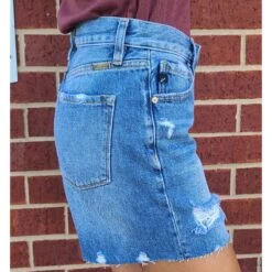 KanCan High Rise Distressed Shorts -Columbia Clothing Shop 20220616 112445