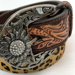 Leopard Sunflower Tooled Belt 5 Leopard Sunflower Tooled Belt -Columbia Clothing Shop Angel Ranch D140001802 3 1024x1024 950a8b46 2d33 482d a5fa c252988738d8