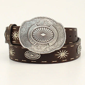 Brown Starburst Conch Belt
