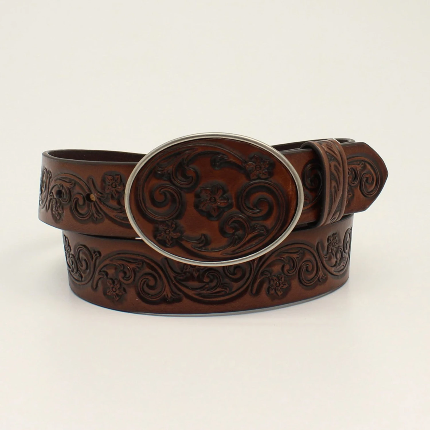 Ariat Women's Floral Tooled Belt 1 Ariat Women's Floral Tooled Belt