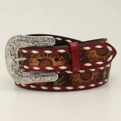 Angel Ranch Sunflower Cactus Belt