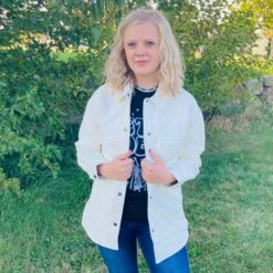 Cream Diamond Quilted Leather Jacket 5 Cream Diamond Quilted Leather Jacket -Columbia Clothing Shop IJ15049