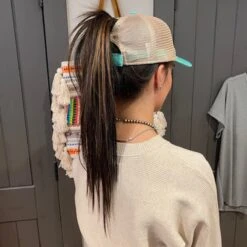 McIntire Saddlery Let's Go Brandin' Mint Ponytail Cap -Columbia Clothing Shop IMG 5661