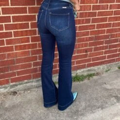 KanCan Maven Dark High Rise Trouser -Columbia Clothing Shop IMG 5775