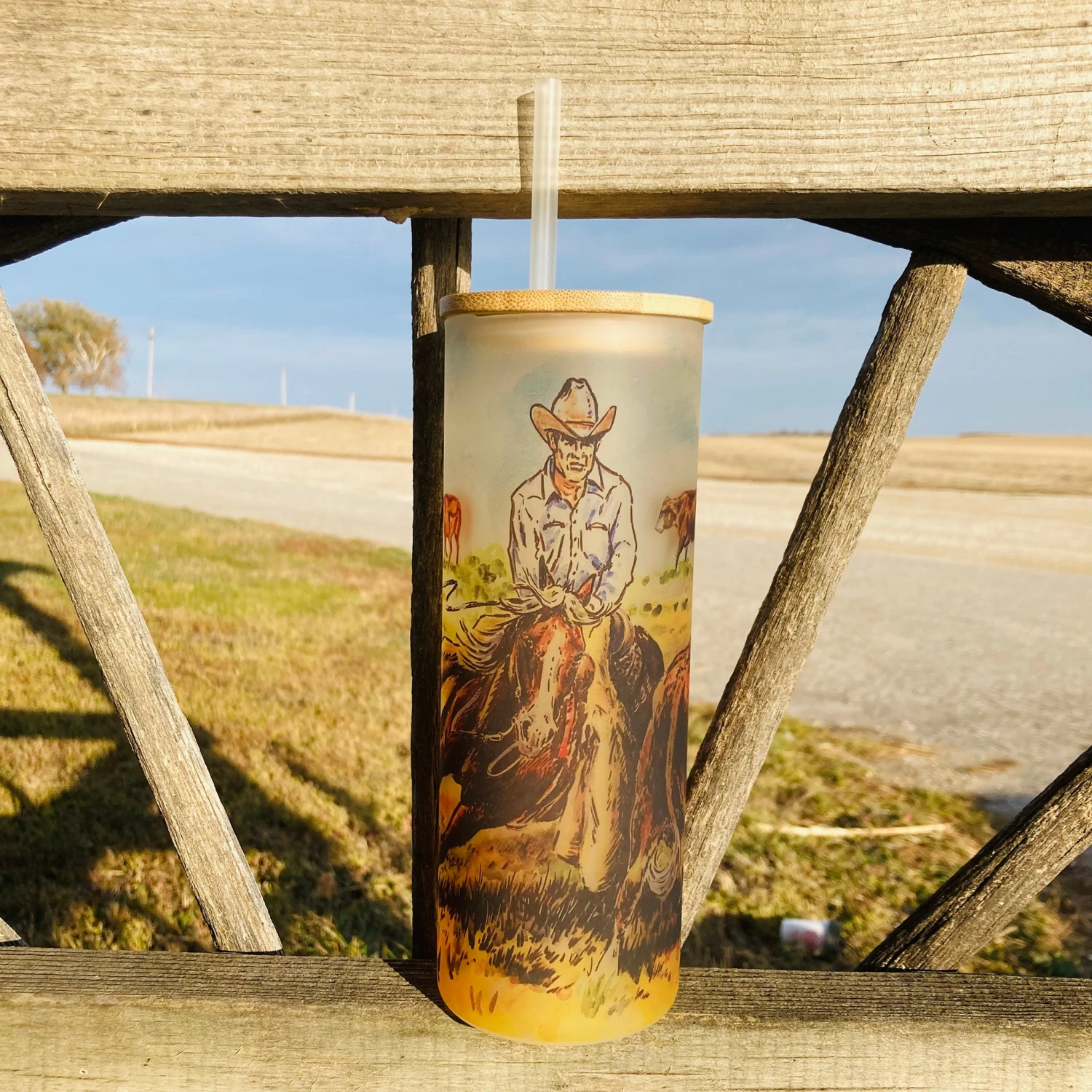 Range Cutter Frosted Glass Tumbler 1 Range Cutter Frosted Glass Tumbler