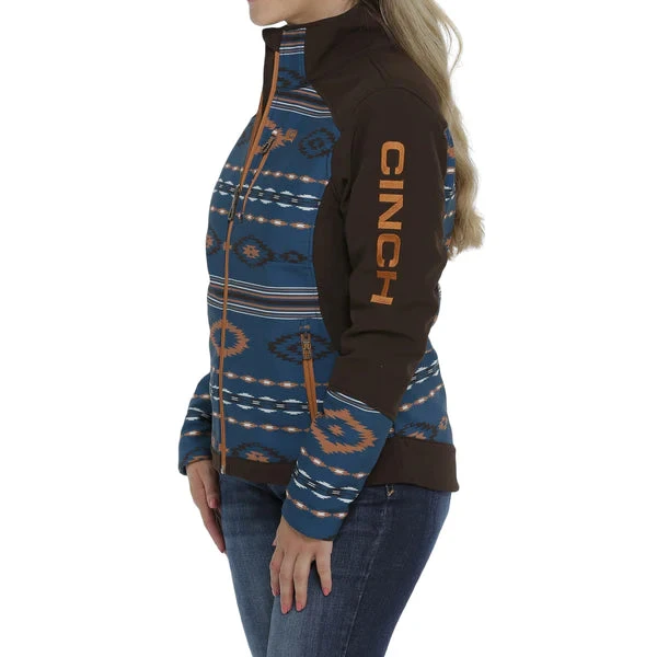 Cinch Womens Brown Aztec Jacket 2 Cinch Womens Brown Aztec Jacket - Image 2