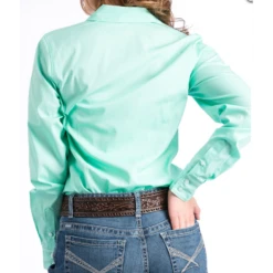 Cinch Women's Solid Mint Green Western Shirt -Columbia Clothing Shop Screen Shot 2019 07 22 at 5.15.57 PM