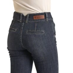Rock & Roll Cowgirl High Rise Dark Trouser Jeans -Columbia Clothing Shop Screenshot2023 05 25115057