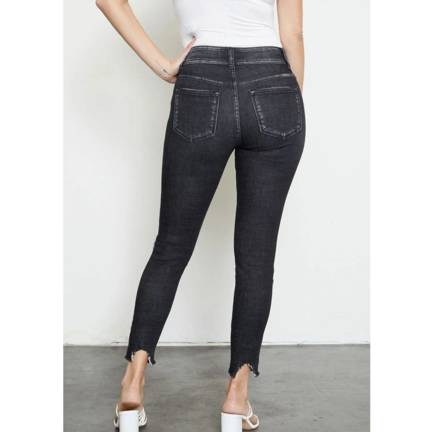 KanCan Black Distressed Skinny 2 KanCan Black Distressed Skinny - Image 2