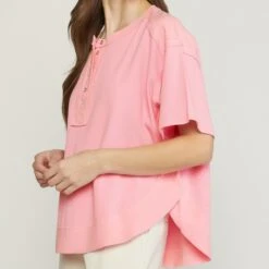 Peach Raw Edge Shirt 9 Peach Raw Edge Shirt -Columbia Clothing Shop T18107a