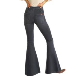 Rock & Roll Cowgirl High Rise Bell Bottom -Columbia Clothing Shop WPB2671 B
