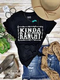 Black Kinda Ranchy Tee
