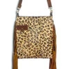 American Darling Leopard Fringe Purse