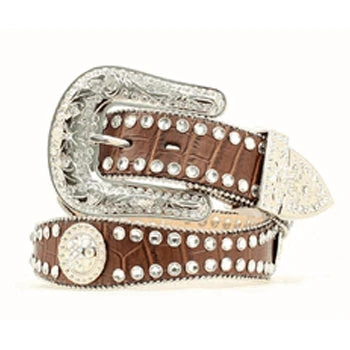 Blazin Roxx Women's Caiman Print Concho Belt 1 Blazin Roxx Women's Caiman Print Concho Belt